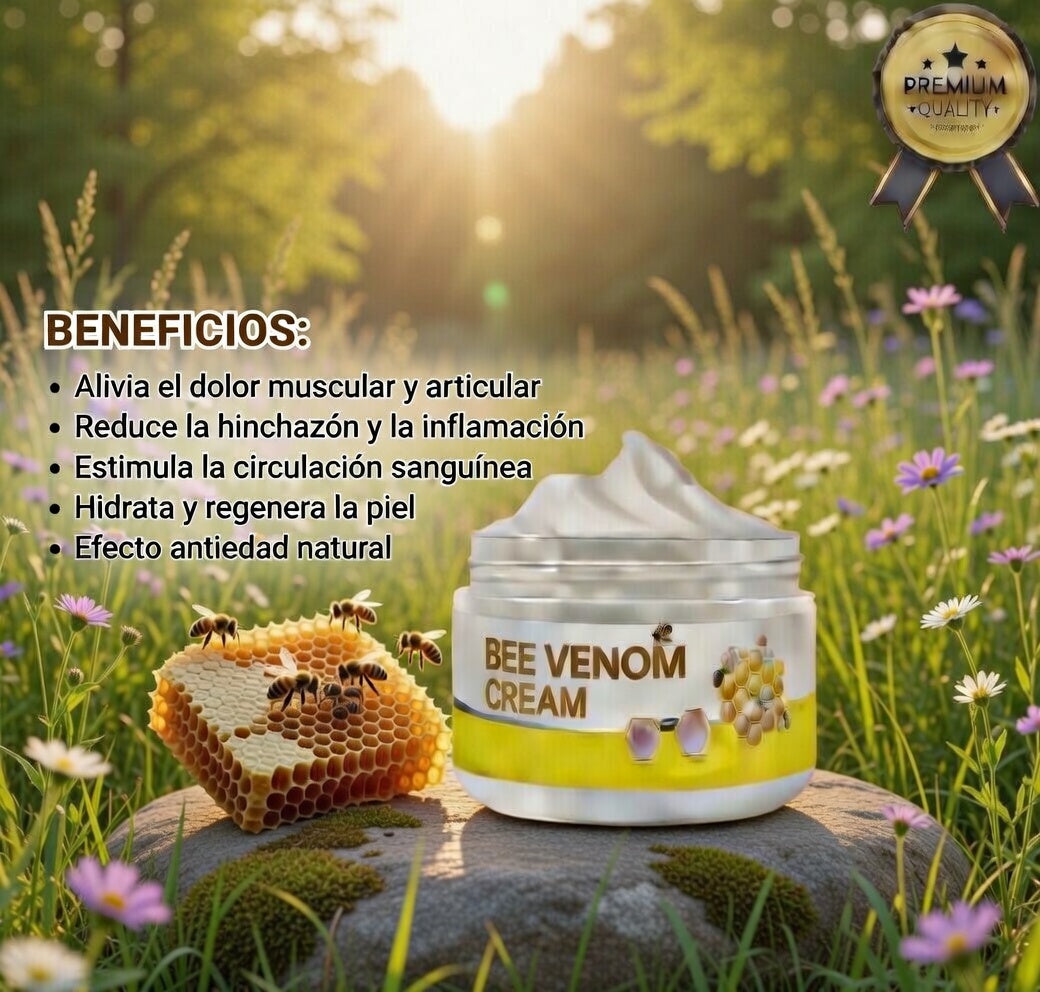 CREMA BEE VENOM 🌟🌟🌟🌟🌟 (VENENO DE ABEJAS)